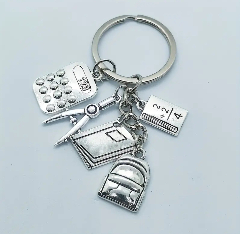 3/$25 Math Calculator Notebook Backpack Keychain NEW